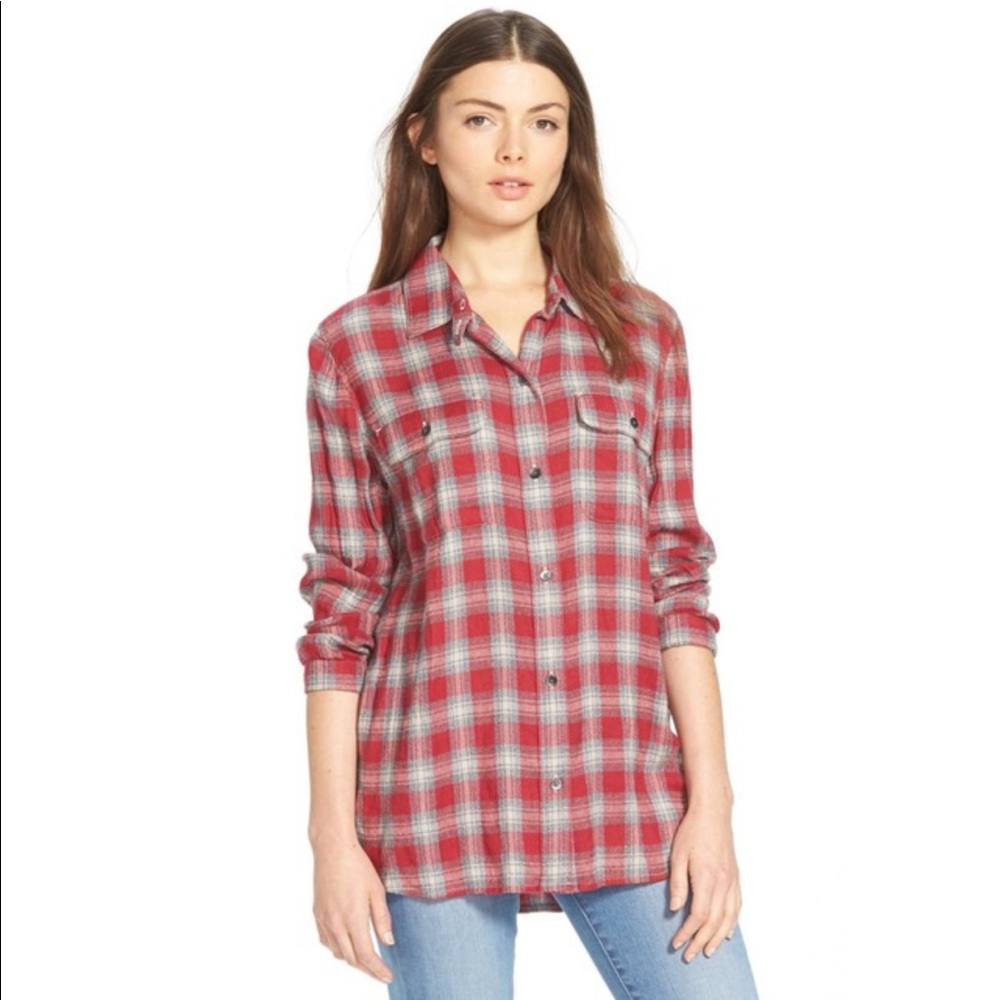Madewell Flannel Shirt Fairfax Plaid